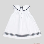 Abito Coccodè neonata 246BLU bianco 246 BLU COCCODE 