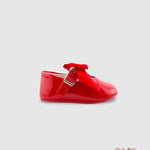 Scarpe culla PANYNO neonata A3501 Rosse A3501 PIEL CHAROL ROJO PANYNO 