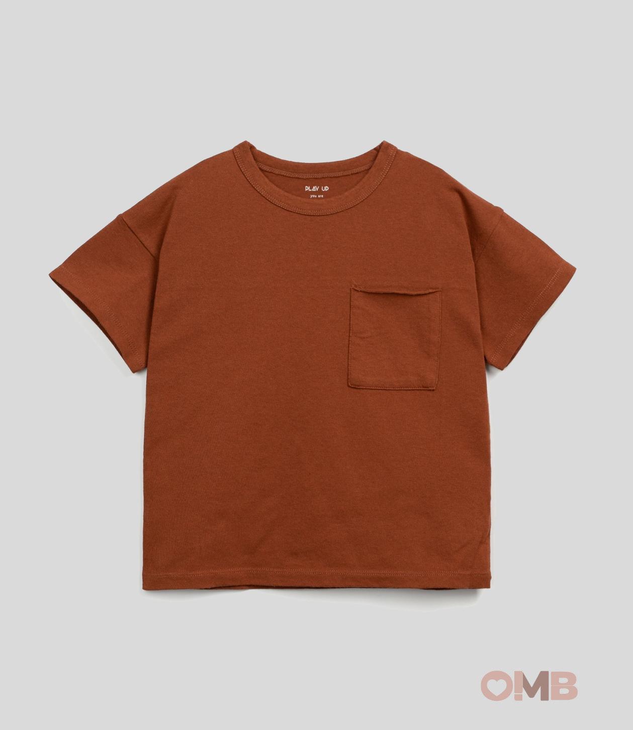 T-shirt Neonato PLAY UP 10900 Bruciato<BR/> 10900 BRUCIATO PLAY UP 