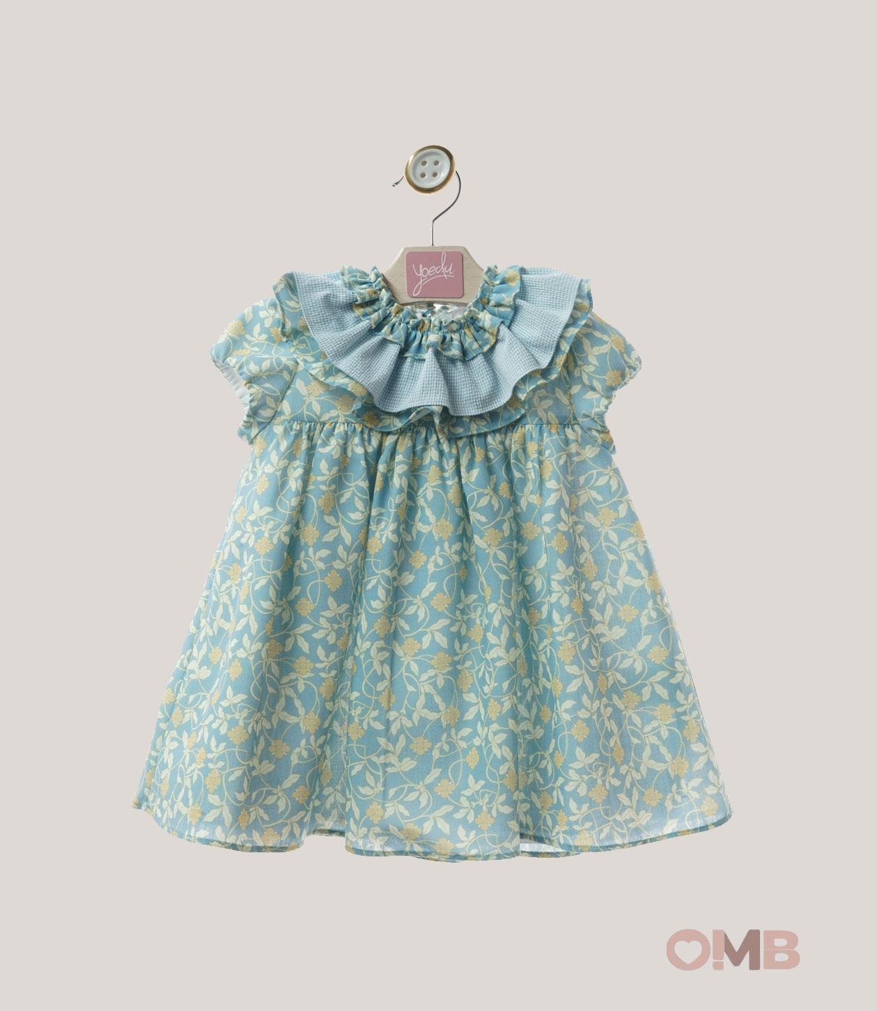 Abito Bambina Yoedu 0504 turchese 0504 TURCHESE YOEDU 