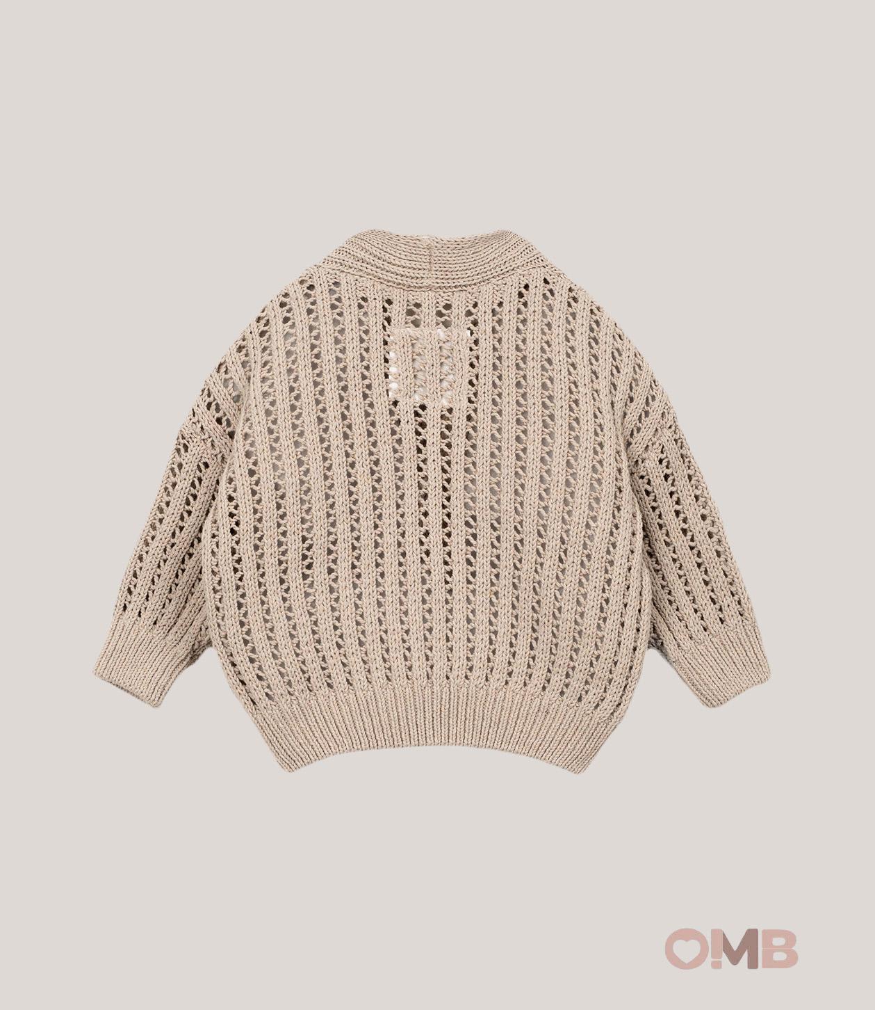 Cardigan neonato PLAY UP 1AS11401 Beige 1AS11401 BEIGE PLAY UP 