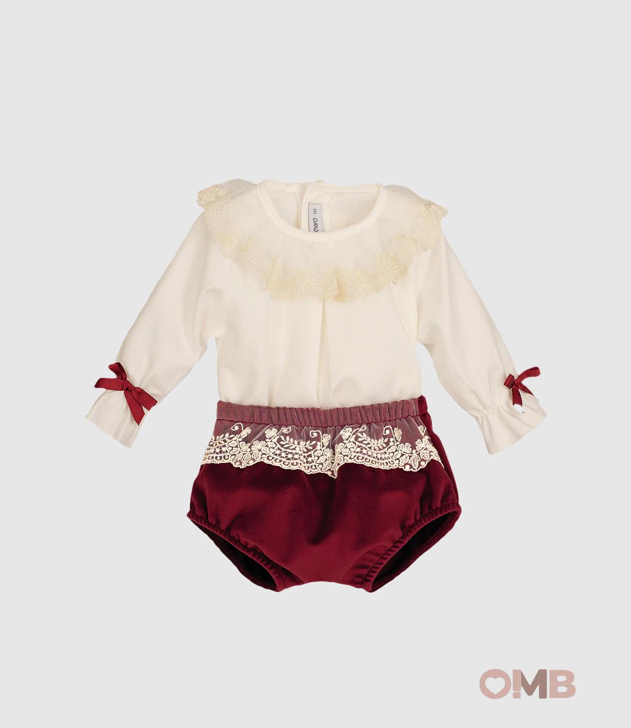 Completo Calamaro Baby neonata 11247 Bordeaux<BR/> 11247 GRANATA CALAMARO BABY 