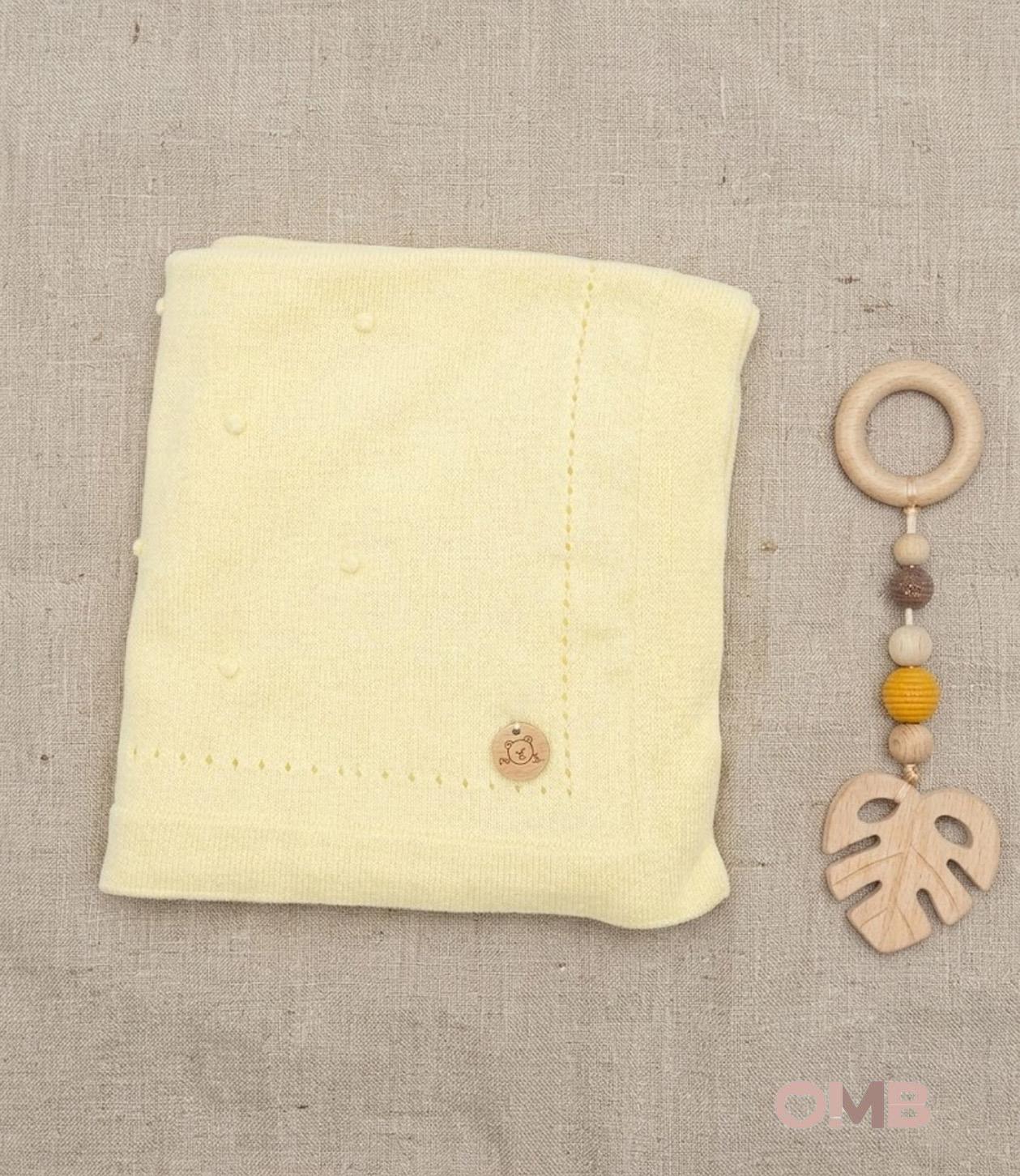 Coperta neonata PANGASA 2612150 Gialla<BR/> 2612150 GIALLO PANGASA 