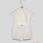 Completo Niseret neonato 5610 bianco 5610 PANNA NISERET 