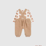 Salopette NANAN neonata 138 Beige 138 TEDDY NANAN 