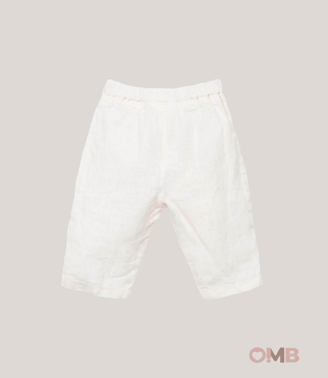 Pantalone neonato PLAY UP 1AS11603 Bianco 1AS11603 BIANCO PLAY UP 