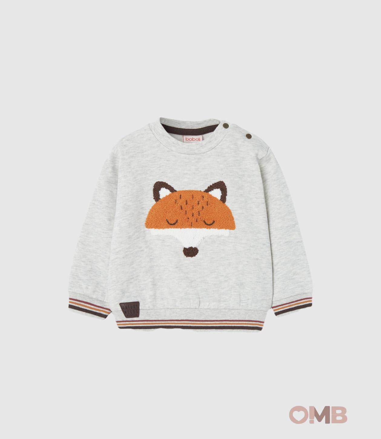 Felpa BOBOLI bambino 339050 Ecru 339050 ECRU BOBOLI 