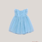 Abito ABEL&LULA neonata TULLE VOLANT 5012 Celeste 5012 CELESTE ABEL&LULA 