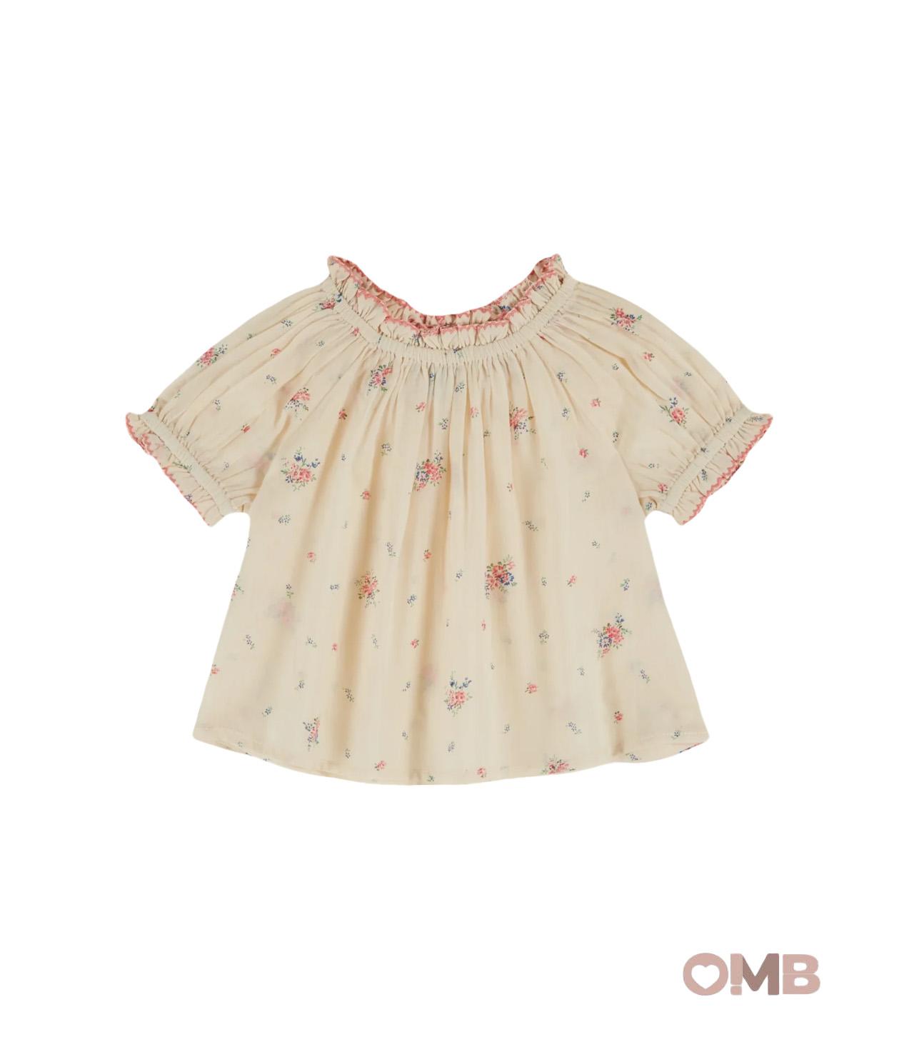 Blusa EMILE ET IDA neonata AD029A Crema AD029A PANNA EMILE ET IDA 