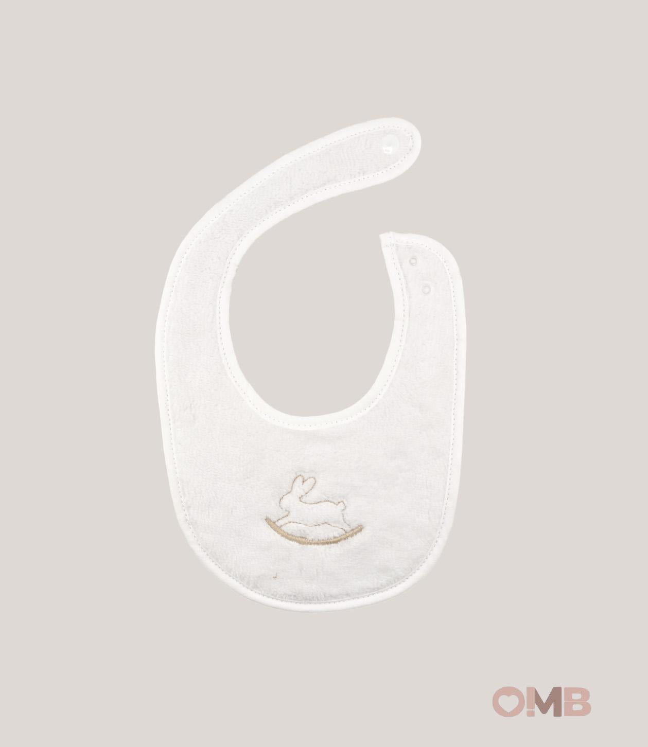 Bavaglino neonato COCCODE C63601 Bianco C63601 CONIGLII COCCODE 