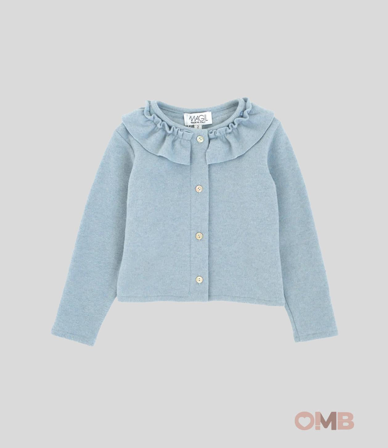 Cardigan bambina MAGIL 22051 Azzurro<BR/> 22051 AZZURRO MAGIL 