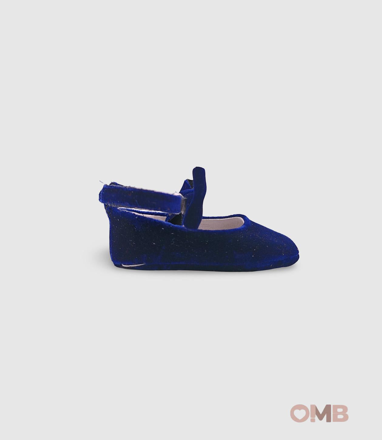 Scarpe culla PANYNO neonata A2705 Blu A2705 VELLUTO NAVY PANYNO 