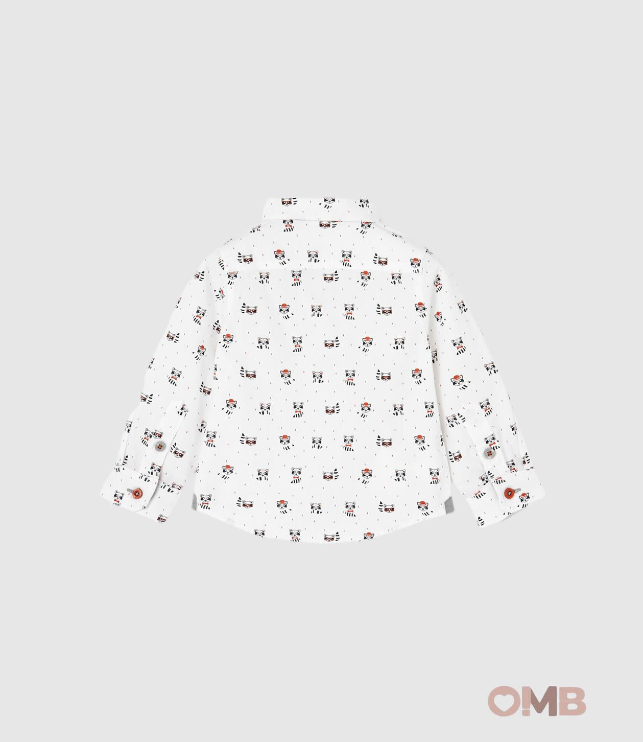 Camicia BOBOLI neonato 717016 Bianca 717016 BIANCA BOBOLI 