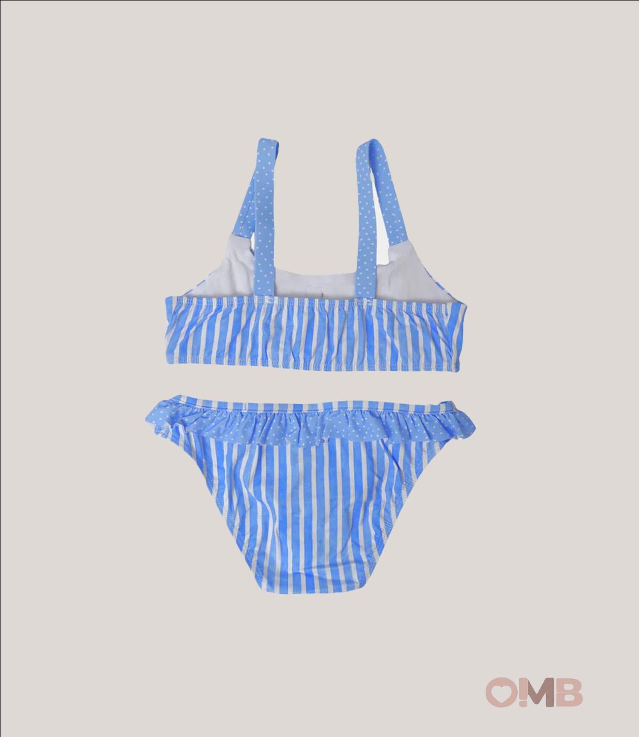 Bikini bambina AL AGUA PATOS V2640 Cielo V2640 RAYAS AL AGUA PATOS 