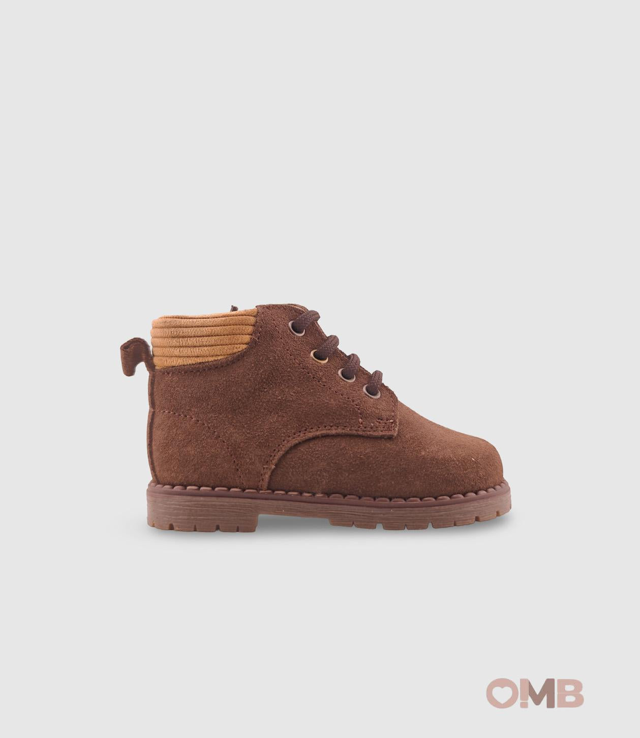 Stivali PANYNO bambino B3721 Cioccolato B3721 PIEL SERRAJE SEDA CHOCOLATE PANYNO 