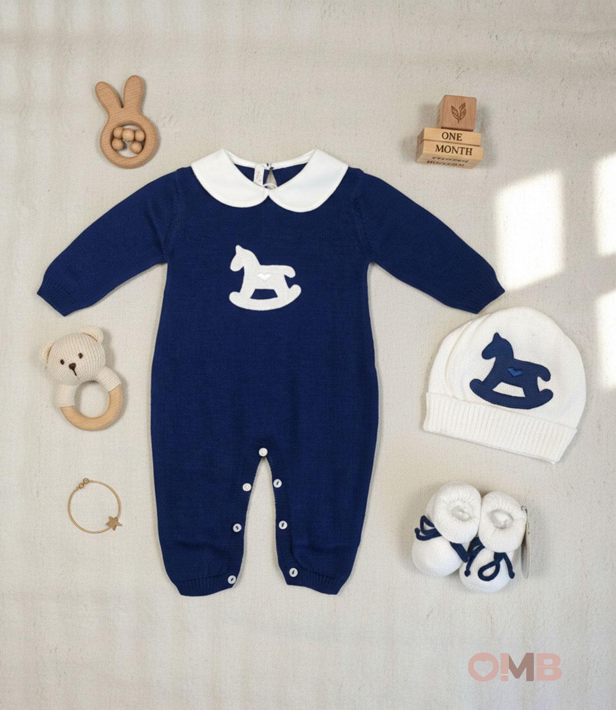 Set nascita BABY LORD neonato 384 695 752 Blu<BR/> 384-695-752 BLU BABY LORD 