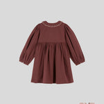 Abito Emile et Ida bambina AC080 Bordeaux AC080. BORDEAU EMILE ET IDA 