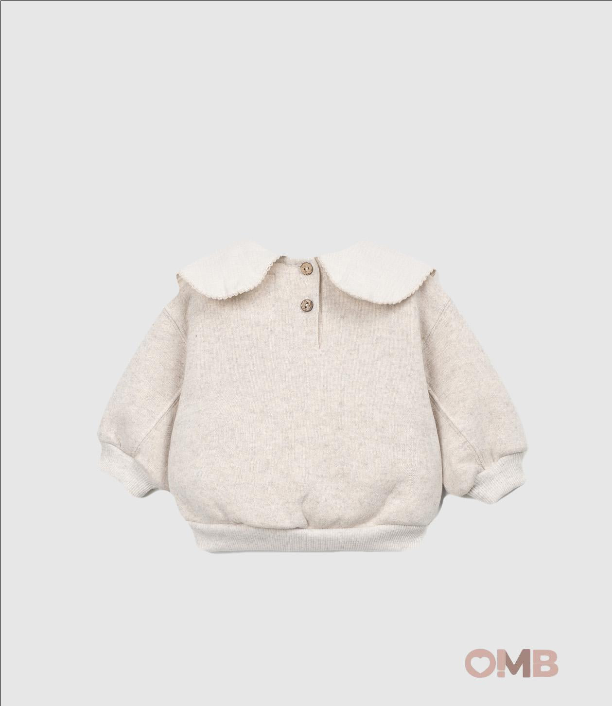 Felpa Play Up neonata 2AR10904 Naturale 2AR10904 NATURALE PLAY UP 