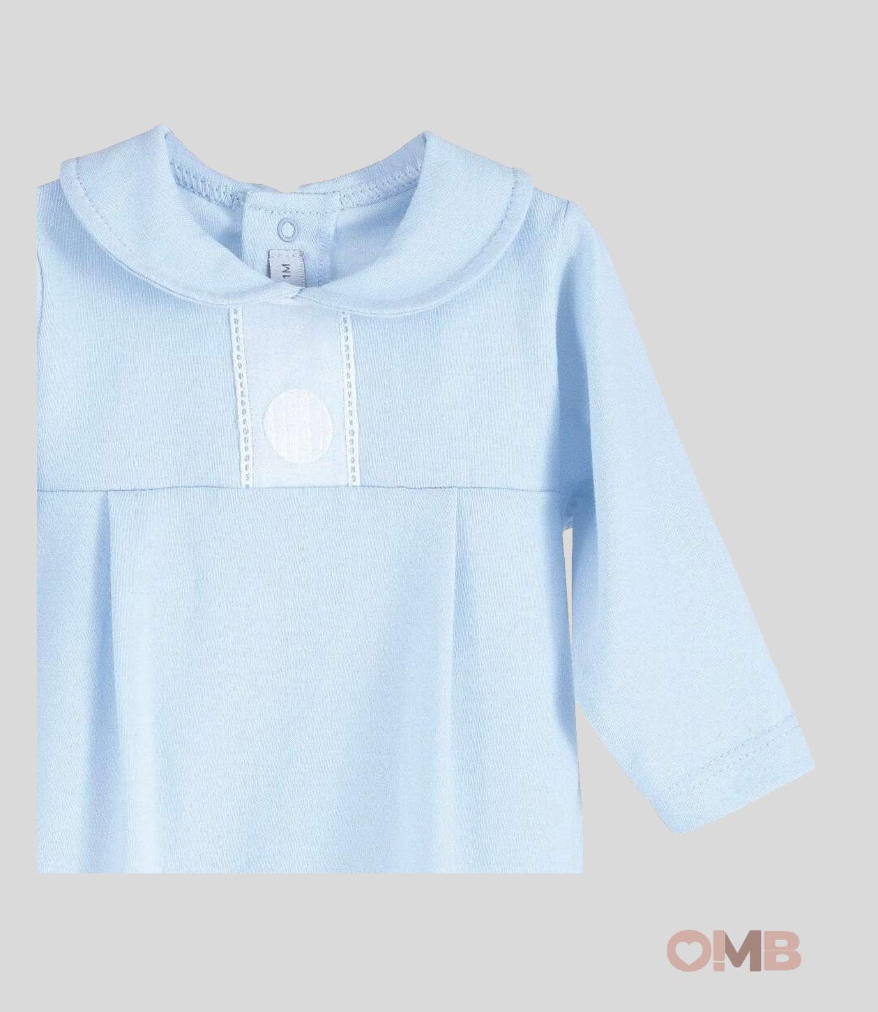 Tutina Neonata Calamaro Baby 33040 azzurra 33040 CELESTE CALAMARO BABY 