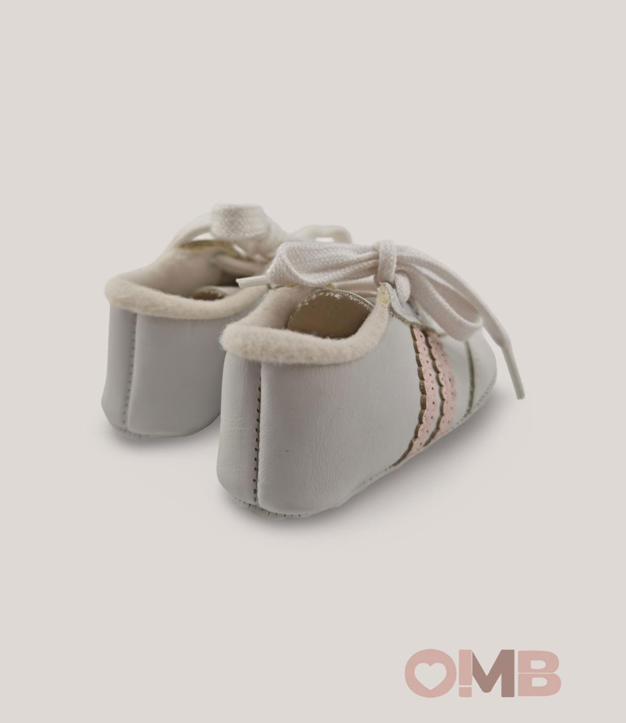 Sneakers Cuquito neonata 7742 bianche rosa 7742 ROSA CUQUITO 