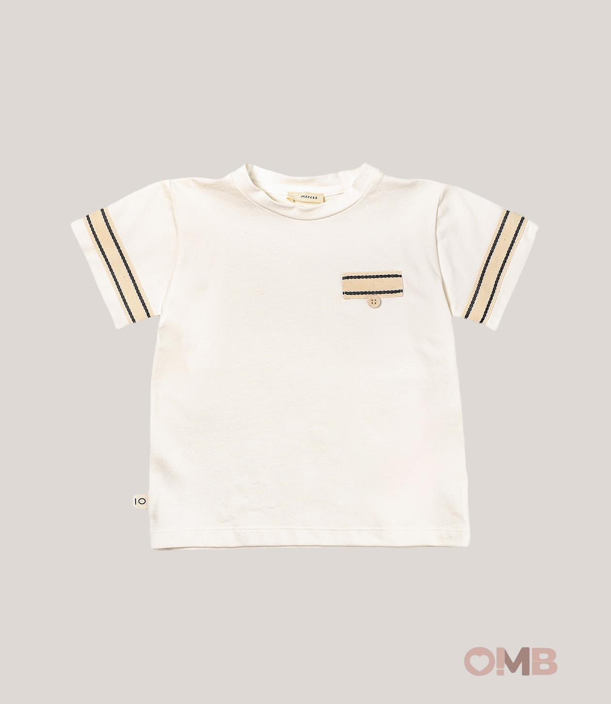 T-shirt neonato MAPERO M33166 Panna M33166 PANNA MAPERO 