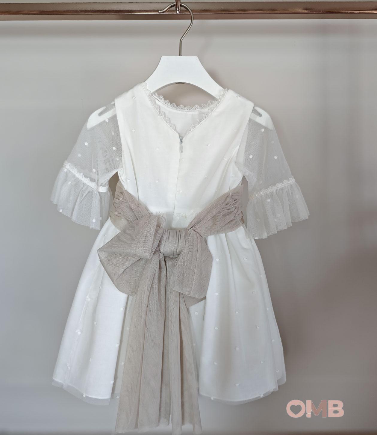 Abito bambina NISERET 5744 Panna<BR/> 5744 PANNA NISERET 