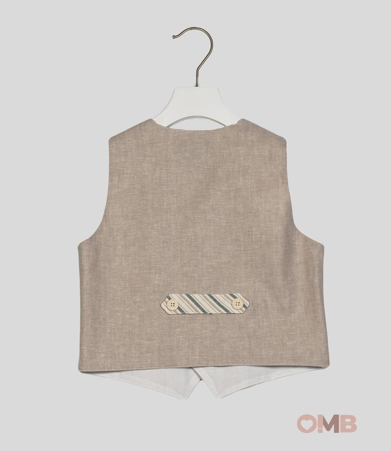 Gilet Ambarabà bambino 39056 beige 39056. BEIGE AMBARABA' 