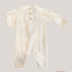 Tutina neonato MAGLIFICIO VERONA 045568 Latte<BR/> 045568 LATTE-CORDA MAGLIFICIO VERONA 