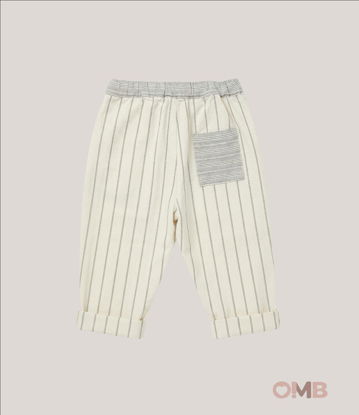 Pantalone neonato 1+INTHEFAMILY TOSSA Panna<BR/> TOSSA RIGA 1+INTHEFAMILY 