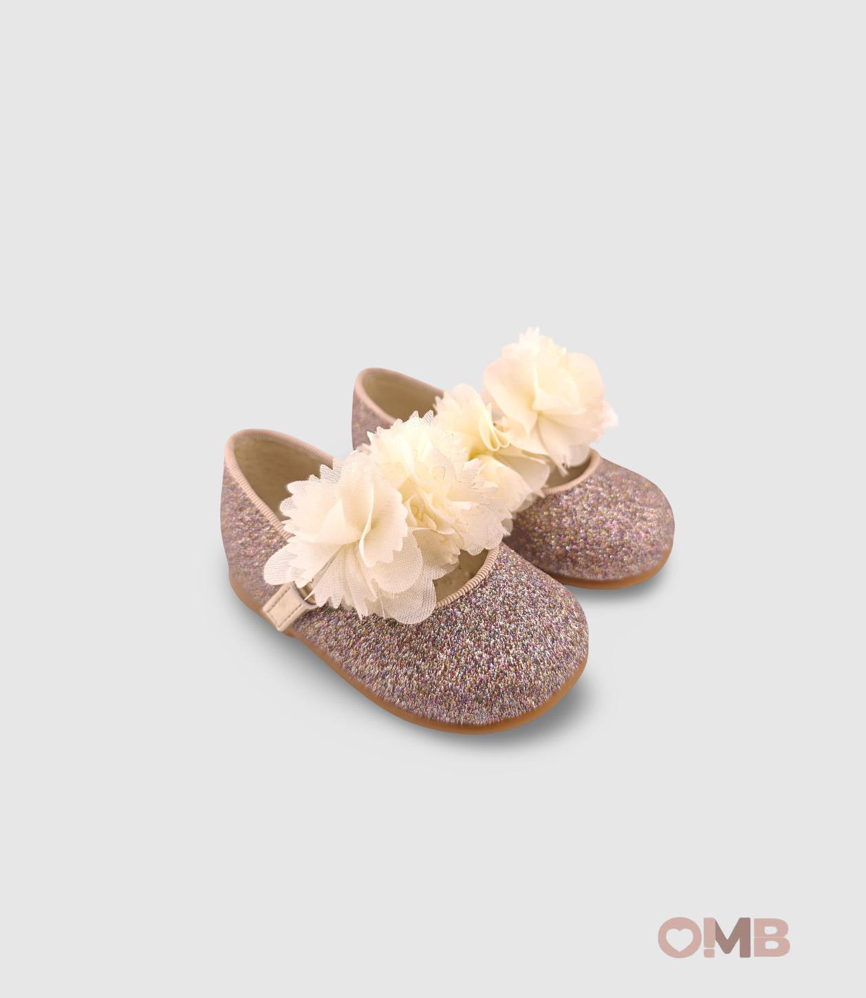 Scarpe PANYNO bambina B3402 Bronzo<BR/> B3402 PIEL GLITTER FINO MULTI COLOR PANYNO 