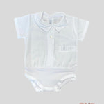 Body Neonato Calamaro Baby 19067 bianco<BR/> 19067 BIANCO CALAMARO BABY 