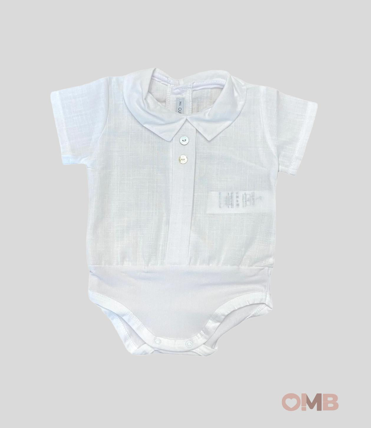 Body Neonato Calamaro Baby 19067 bianco<BR/> 19067 BIANCO CALAMARO BABY 