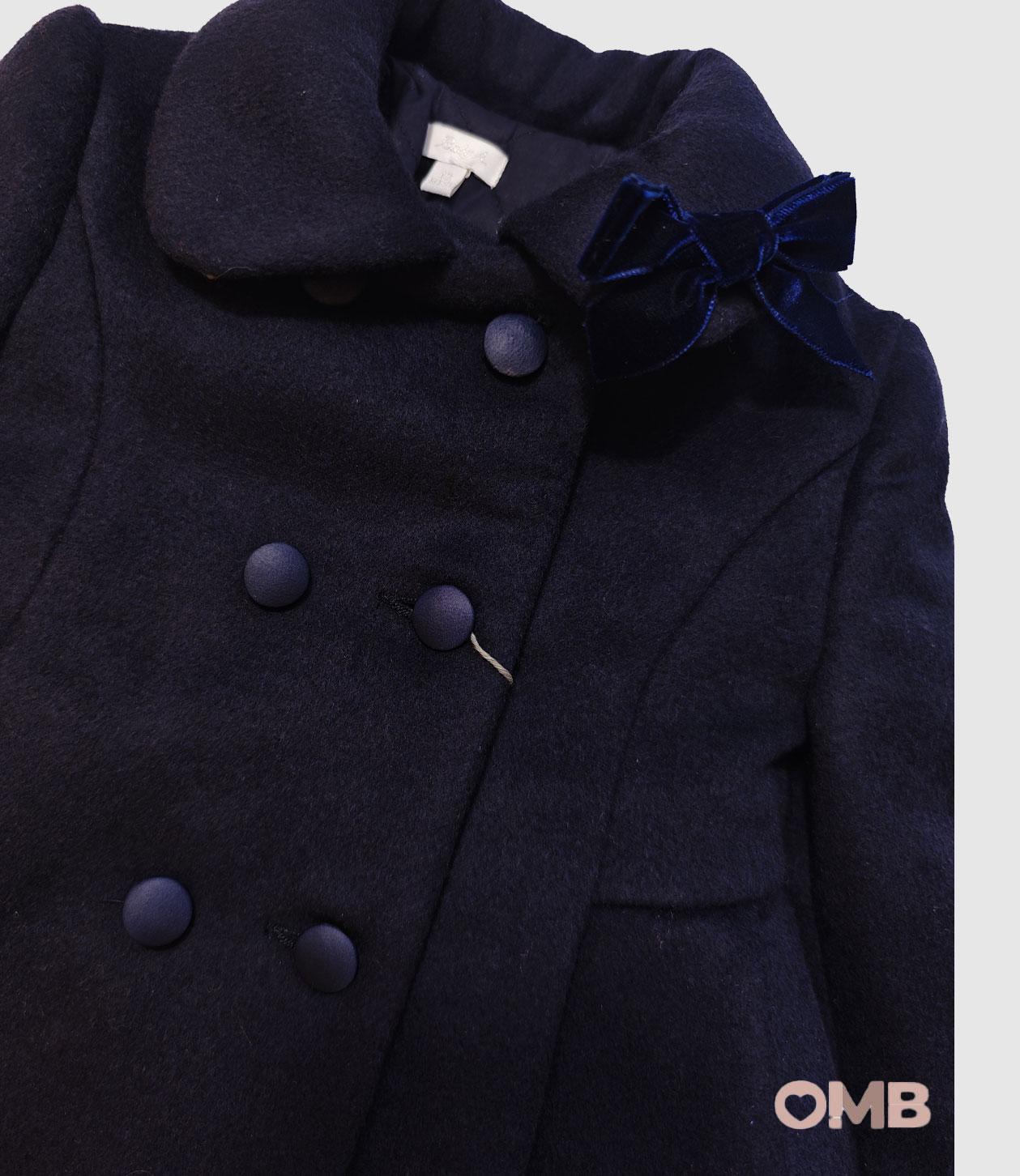 Cappotto BABY A. neonata F3341 Blu F3341 BLU BABY A. 