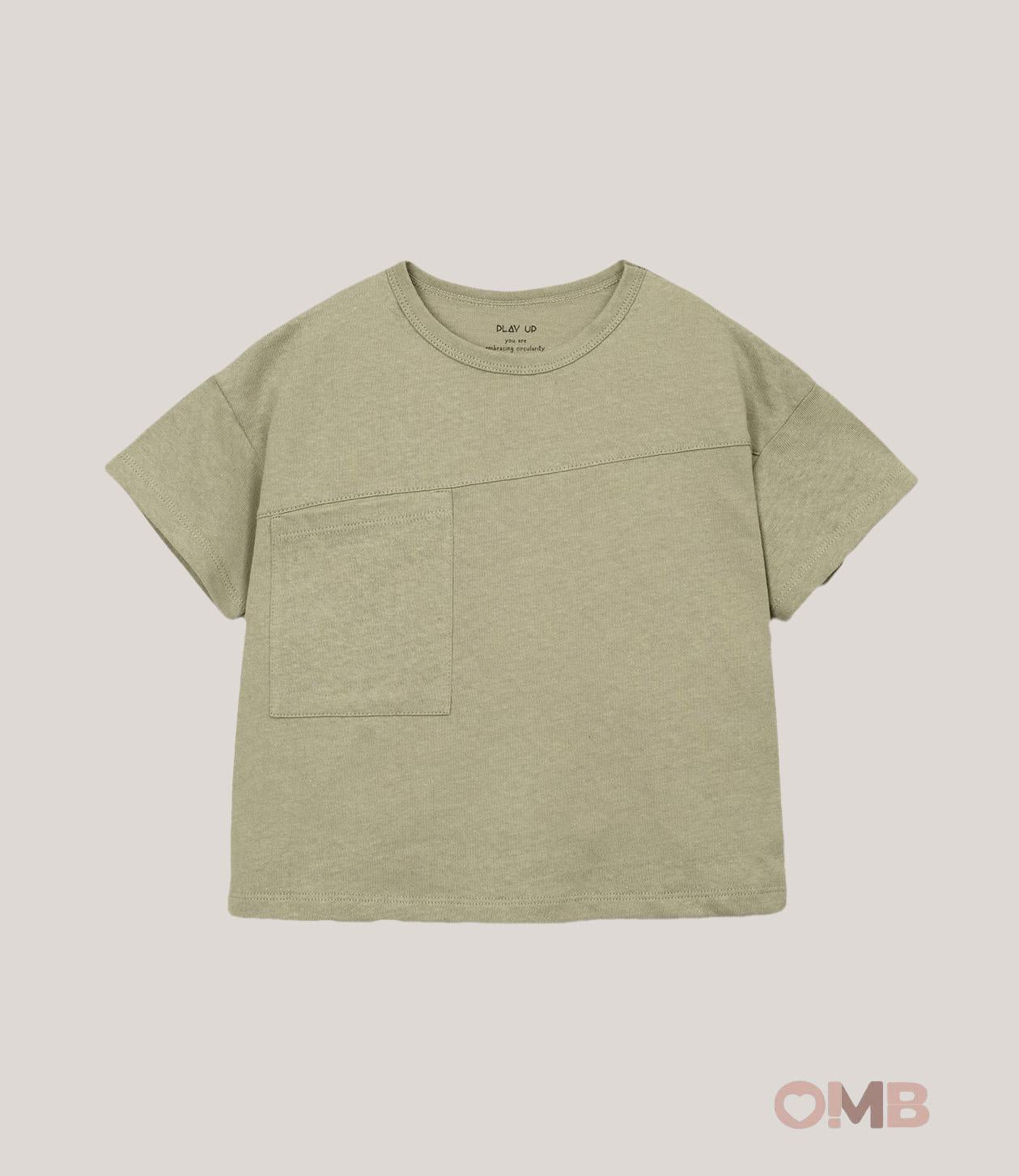 T-shirt bambino PLAY UP 3AS11051 Verde 3AS11051 VERDDE PLAY UP 
