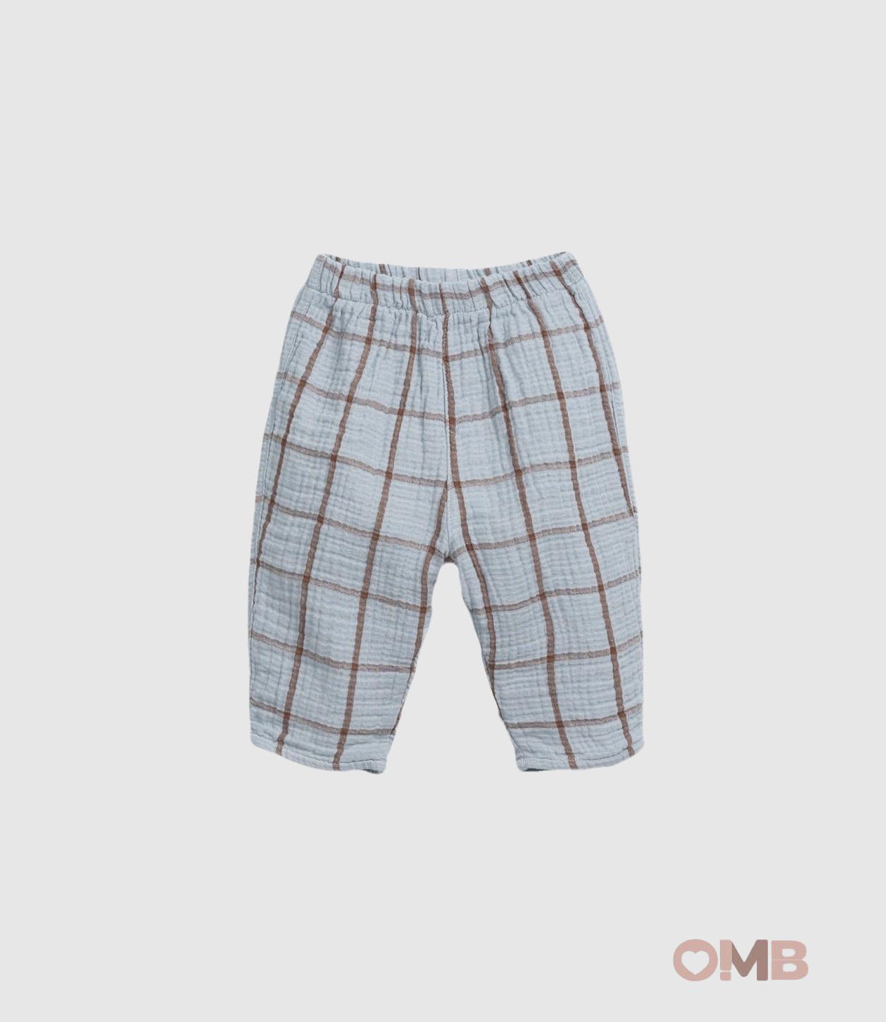 Pantalone PLAY UP neonato 11606 Cielo 11606 QUADRI PLAY UP 