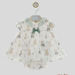 Abito Yoedu neonata 0044BIANCO fantasia 0044 BIANCO YOEDU 