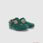 Scarpe Occhielli PANYNO bambina B2401 Verde B2401 VERDE PANYNO 