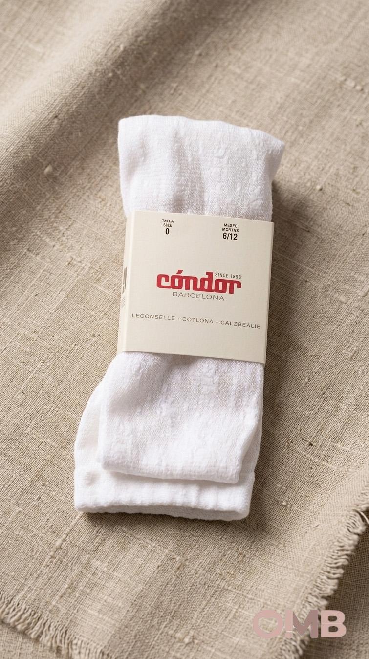 Calze neonata CONDOR 45021 Bianche 4502/1 200 CONDOR 