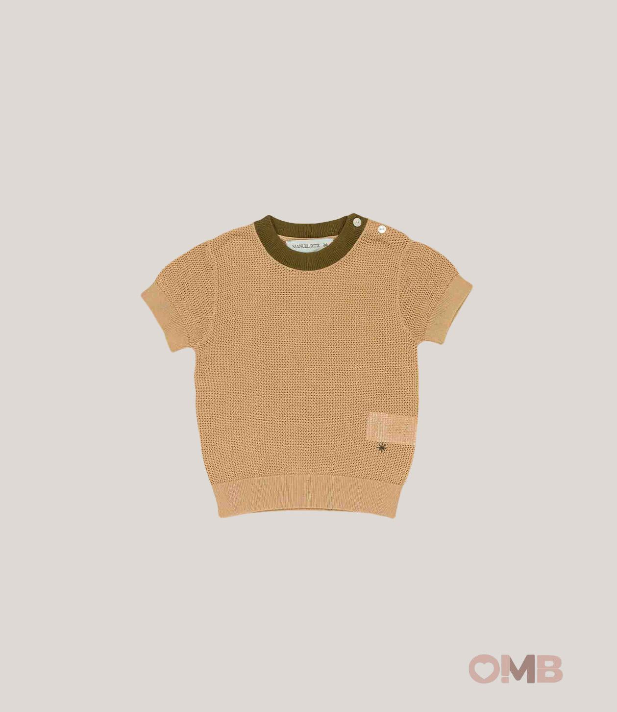 Maglia MANUEL RITZ bambino 3359 Beige<BR/> 3359 BEIGE MANUEL RITZ 