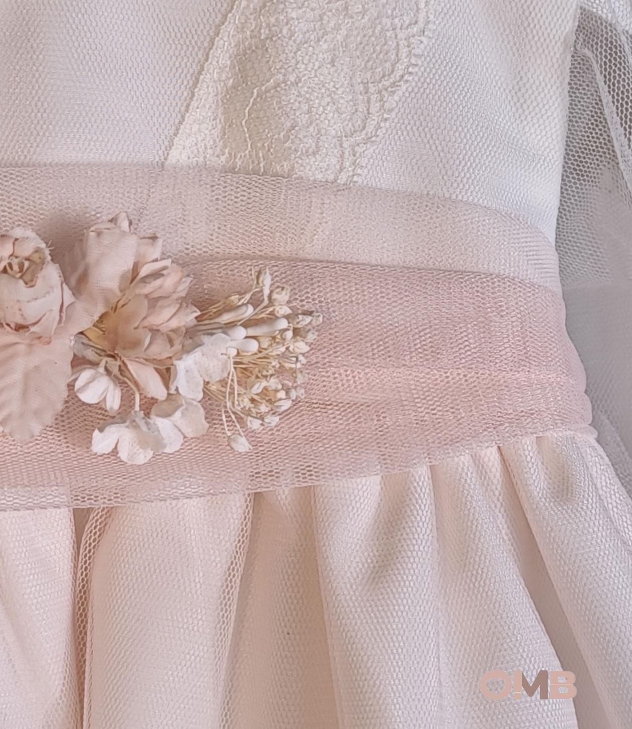 Abito NISERET neonata 5638 Salmone 5638 37 NISERET 