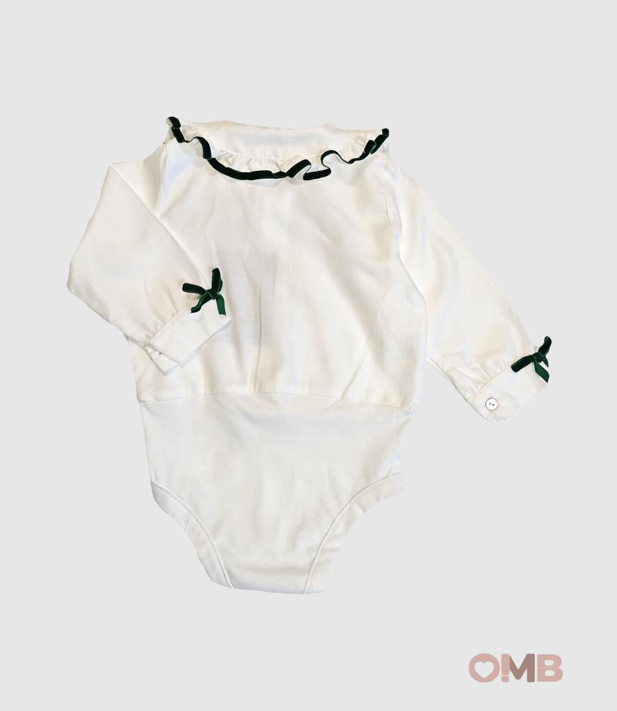 Camicia ARC EN CIEL neonata 1137 Bianco 1137 BCO-VERDE ARC EN CIEL 