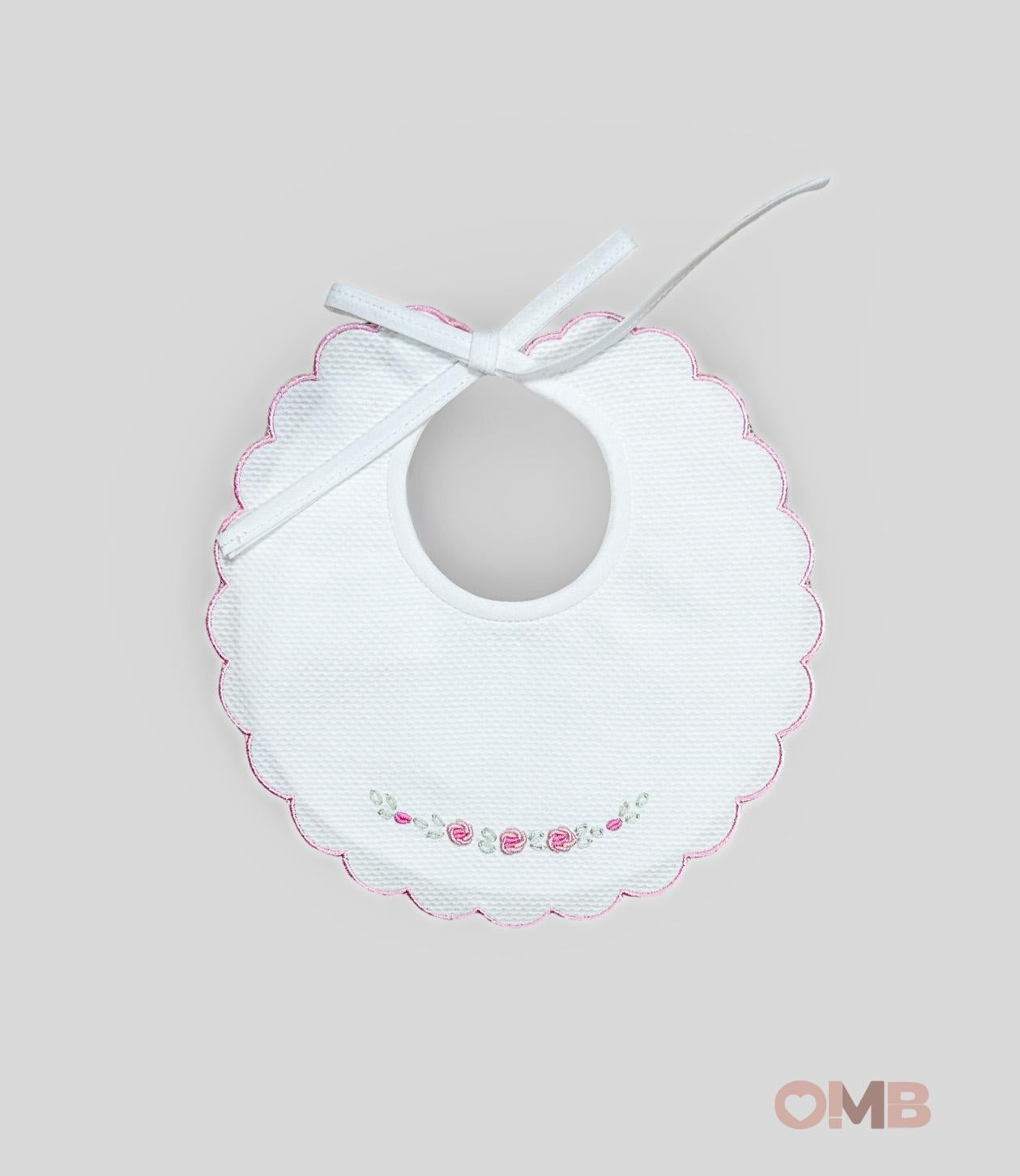 Bavaglino Neonata PEPECE' 300 Bianco 300 LILLA PEPECE' 