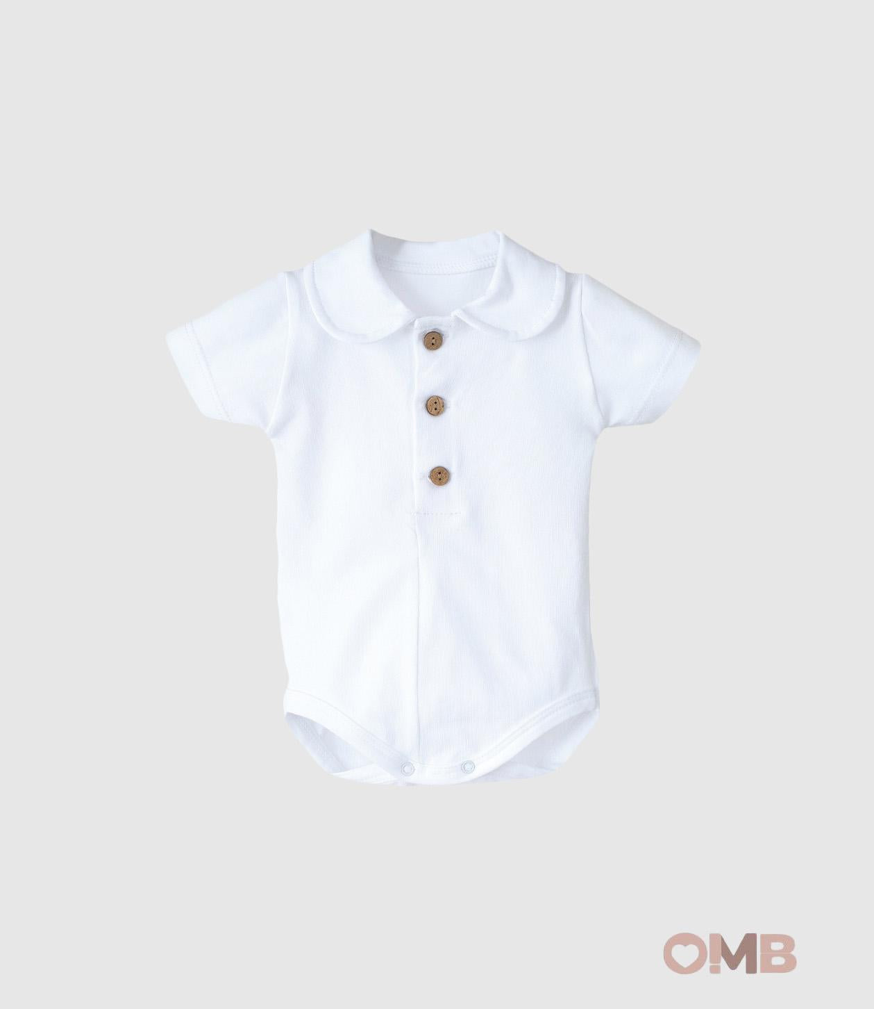 Body CALAMARO BABY neonato 19124 Bianco 19124 BIANCO CALAMARO BABY 