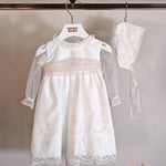 Abito NISERET neonata 5631 Beige<BR/> 5631 21 NISERET 