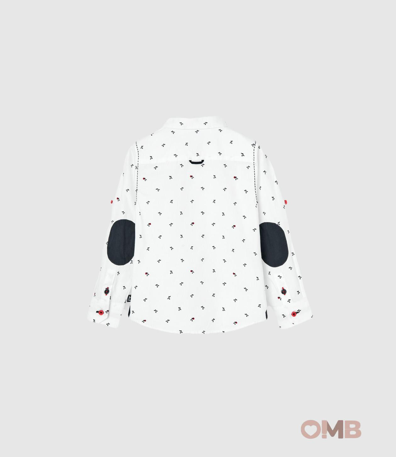 Camicia BOBOLI bambino 736286 Bianca 736286 STAMPA BOBOLI 