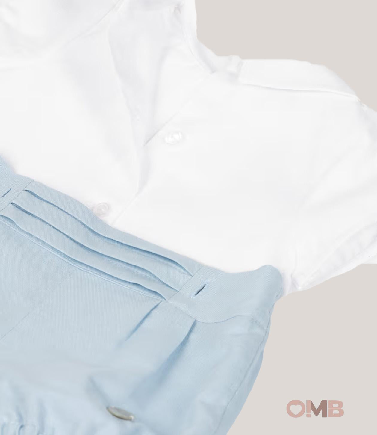 Completo neonata GRANLEI 290 Celeste 290 BIANCO/CELESTE GRANLEI 