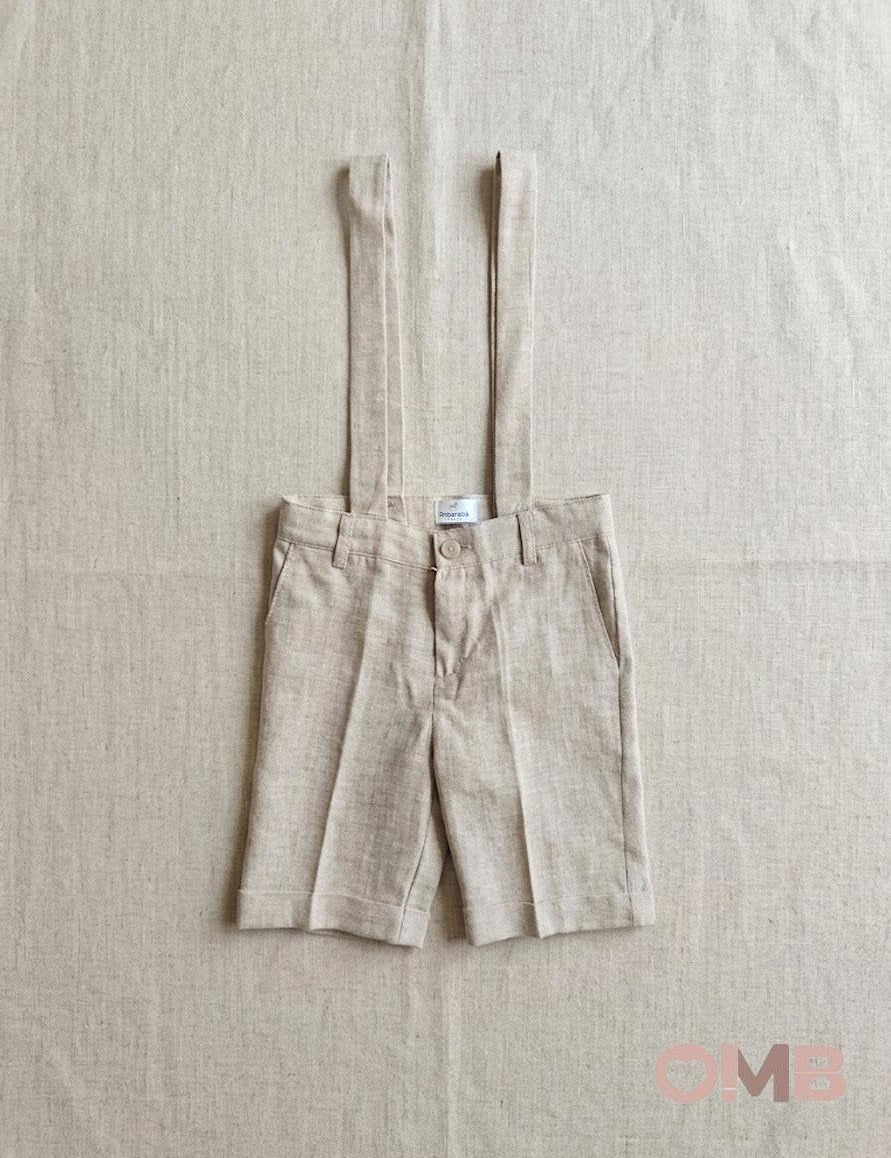 Bermuda neonato AMBARABA' FM41099 Beige<BR/> FM41099 BEIGE AMBARABA' 