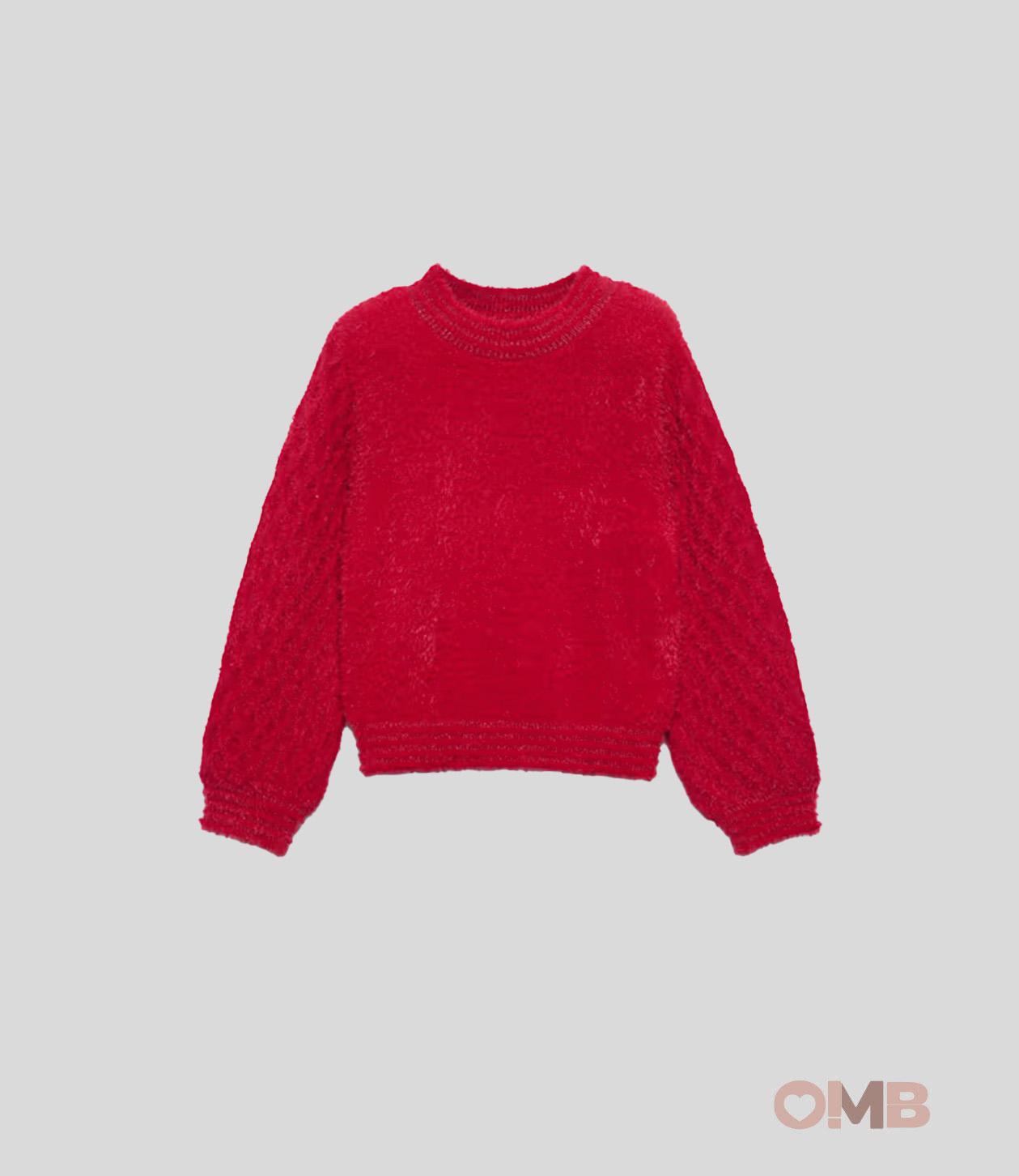 Maglione Abel&Lula bambina 5827 Rosso 5827 ROSSO ABEL&LULA 