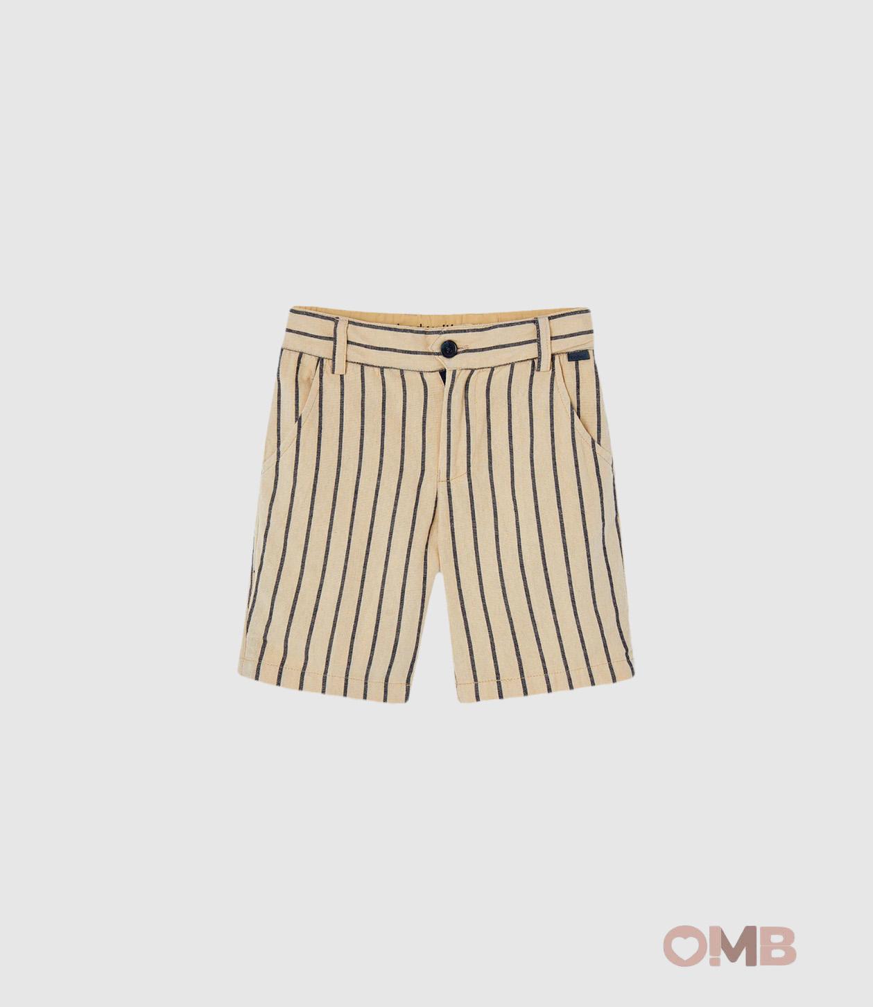 Bermuda BOBOLI bambino 736411 Beige<BR/> 736411 RIGHE BOBOLI 