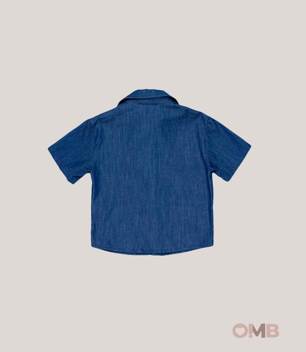 Camicia MANUEL RITZ bambino 3406 Blu 3406 BLU MANUEL RITZ 
